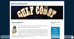 Desktop Screenshot of gulfcoastmonarchs.com